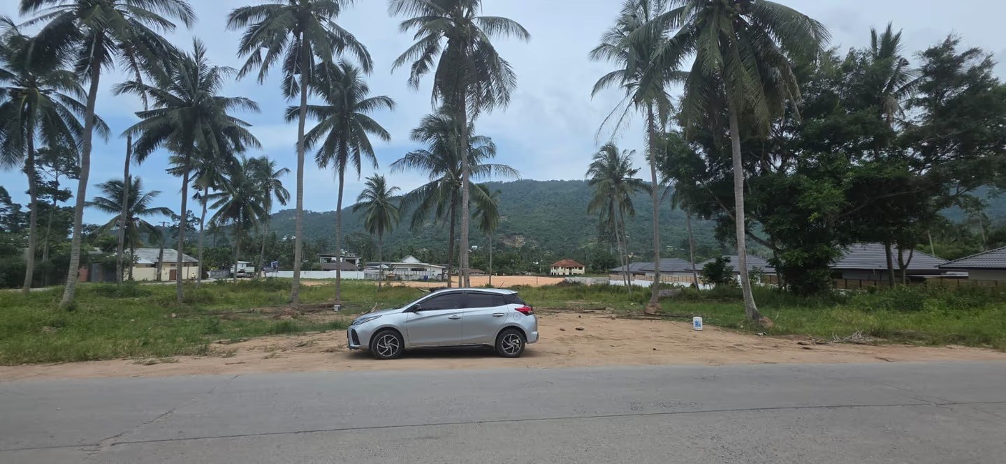 Wild Orchid Villas — the project site on Pracharakpattana Rd, Maret, Koh Samui